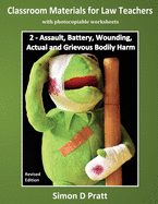 Classroom Materials for Law Teachers: Assault, Battery, Wounding, Actual and Grievous Bodily Harm