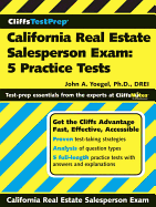 Cliffstestprep California Real Estate Salesperson Exam: 5 Practice Tests
