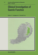 Clinical Investigation of Gastric Function