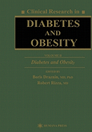 Clinical Research in Diabetes and Obesity, Volume 2: Diabetes and Obesity