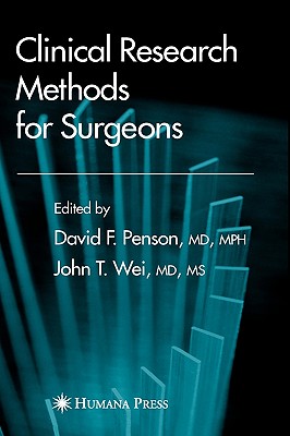 Clinical Research Methods for Surgeons - Penson, David F (Editor)