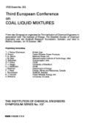 Coal Liquid Mixtures