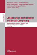 Collaboration Technologies and Social Computing: 26th International Conference, Collabtech 2020, Tartu, Estonia, September 8-11, 2020, Proceedings