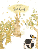 Collect happiness sketchbook (Hand drawn illustration cover vol .12 )(8.5*11) (100 pages) for Drawing, Writing, Painting, Sketching or Doodling: Collect happiness and make the world a better place.
