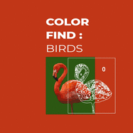 Color Find: Birds: Color by number activity book