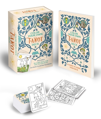 Color Your Own Tarot Book & Card Deck: Includes 78 Cards to Color in and a 64-Page Book - Ekrek, Alice, and Ahsan, Tania (Contributions by)