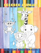 COLORED ANIMALS - Coloring Book For Kids