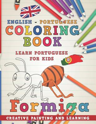 Coloring Book: English - Portuguese I Learn Portuguese for Kids I Creative Painting and Learning. - Nerdmediaen