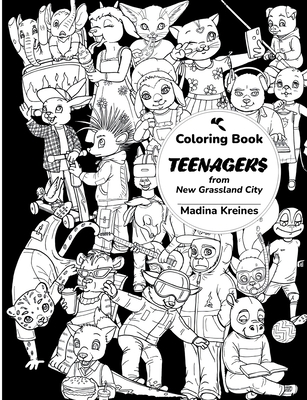 Coloring Book: Teenagers from New Grassland City - Kreines, Madina