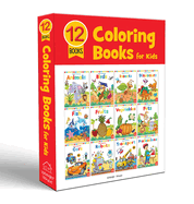 Coloring Books Boxset: Pack of 12 Copy Color Books for Children