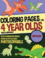 Coloring Pages for 4 Year Olds (Dinosaurs)