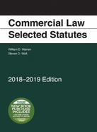 Commercial Law, Selected Statutes 2018-2019 Edition