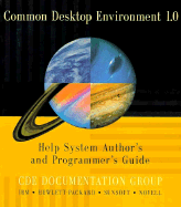 Common Desktop Environment 1 0 Help System Author's and Programmer's Guide