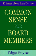 Common Sense for Board Members