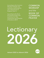 Common Worship Lectionary 2026: Church of England Liturgical Calendar with the Book of Common Prayer (Includes Daily Readings and Service Planning Guide in a Compact, Portable Size