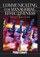 Communicating for Managerial Effectiveness - Clampitt, Phillip G