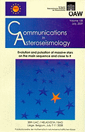 Communications in Asteroseismology Volume 158/2009: Evolution and Pulsation of Massive Stars on the Main Sequence and Close to It