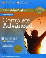 Complete Advanced Student's Book Pack (Student's Book with Answers with CD-ROM and Class Audio CDs (2))