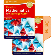 Complete Mathematics for Cambridge IGCSE (R) Student Book (Core): Print & Online Student Book Pack