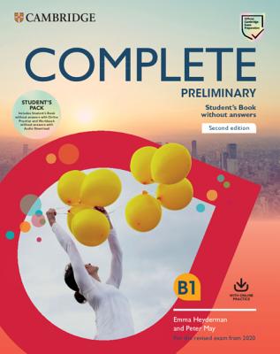 Complete Preliminary Student's Book Pack (SB wo Answers w Online Practice and WB wo Answers w Audio Download): For the Revised Exam from 2020 - May, Peter, and Heyderman, Emma