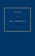 Complete Works of Voltaire 33: Oeuvres alphabetiques (I)