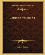 Complete Writings V1