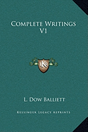 Complete Writings V1