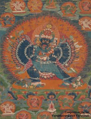 Composition Journal - Vajrabhairava with Vajravetal: 100 Graph Pages - Student Notebook - Journals, Royanne Composition