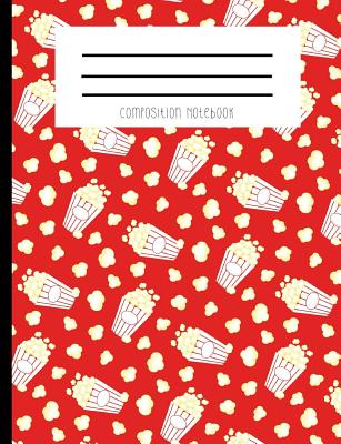 Composition Notbook: Popcorn Movie Theater Popcorn Red Bucket Hipster Journal and Notebook - Sugar, Owl