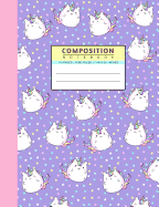 Composition Notebook: Cute Unicorn Blank Lined Journal Writing Notes for Students School Supplies Study Writing Workbook