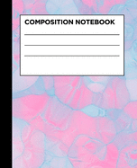 Composition Notebook: Painted Galaxy - College Ruled Notebook - Lined Journal - 110 Pages - 7.5 X 9.25" - School Subject Book Notes- Student Gift Kids Teenager Adult Teacher