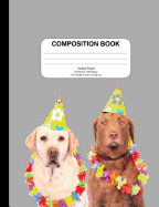 Composition Notebook with Dog (Labrador)
