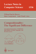 Compositionality: The Significant Difference: International Symposium, Compos'97 Bad Malente, Germany, September 8-12, 1997 Revised Lectures
