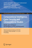 Computational Intelligence, Cyber Security and Computational Models. Models and Techniques for Intelligent Systems and Automation: Third International Conference, Icc3 2017, Coimbatore, India, December 14-16, 2017, Proceedings