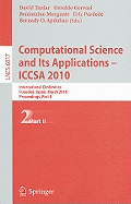 Computational Science and Its Applications - ICCSA 2010: International Conference, Fukuoka, Japan, March 23-26, 2010, Proceedings, Part II