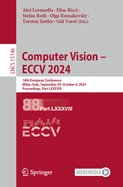 Computer Vision - Eccv 2024: 18th European Conference, Milan, Italy, September 29-October 4, 2024, Proceedings, Part LXXXVIII