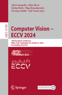 Computer Vision - ECCV 2024: 18th European Conference, Milan, Italy, September 29-October 4, 2024, Proceedings, Part XLII