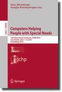 Computers Helping People with Special Needs: 16th International Conference, Icchp 2018, Linz, Austria, July 11-13, 2018, Proceedings, Part I