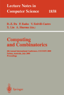 Computing and Combinatorics: First Annual International Conference, Cocoon '95, Xi'an, China, August 24-26, 1995. Proceedings