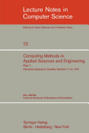 Computing Methods in Applied Sciences and Engineering: International Symposium, Versailles, December 17-21, 1973