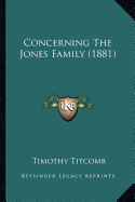 Concerning the Jones Family