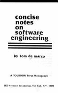 Concise Notes on Software Engineering
