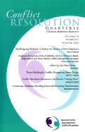 Conflict Resolution Quarterly, No. 2, 2001