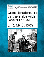 Considerations on Partnerships With Limited Liability
