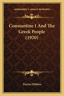 Constantine I And The Greek People (1920)