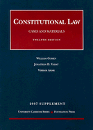 Constitutional Law Supplement: Cases and Materials