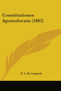 Constitutiones Apostolorum (1862)