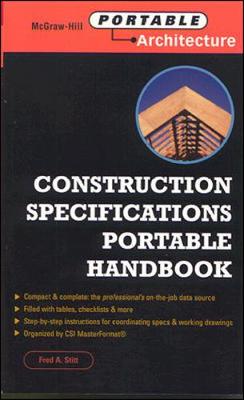 Construction Specifications Portable Handbook - Stitt, Fred A