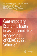 Contemporary Economic Issues in Asian Countries: Proceeding of CEIAC 2022, Volume 1