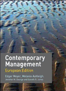 Contemporary Management: European Edition: European Edition